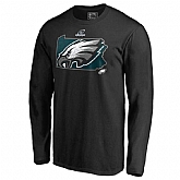 Men's Eagles Black 2018 NFL Playoffs Long Sleeve T-Shirt,baseball caps,new era cap wholesale,wholesale hats